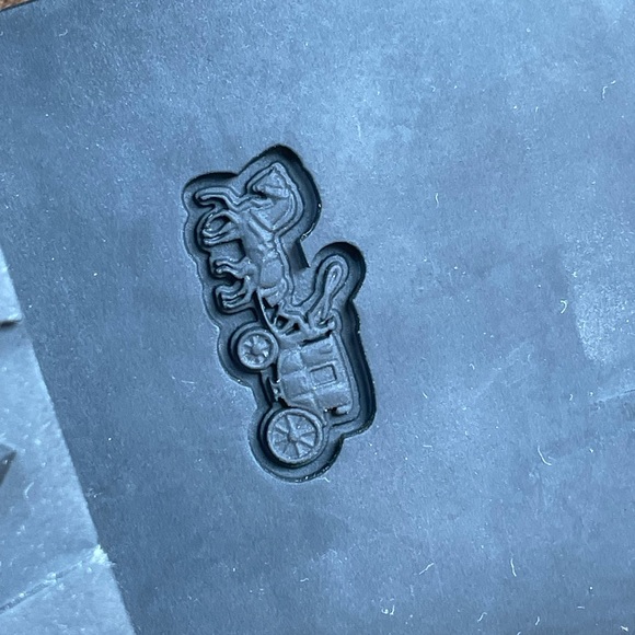 Coach Women Levy Leather and Canvas Signature Lug Boot Khaki/Black Size 8 - Picture 16 of 16